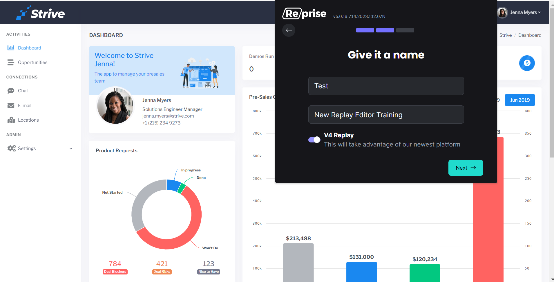 New Replay Editor Capturing Reprise